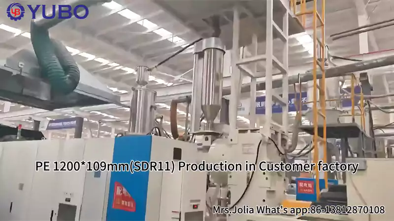 PE 1200*109mm(SDR11) Production in Customer factory