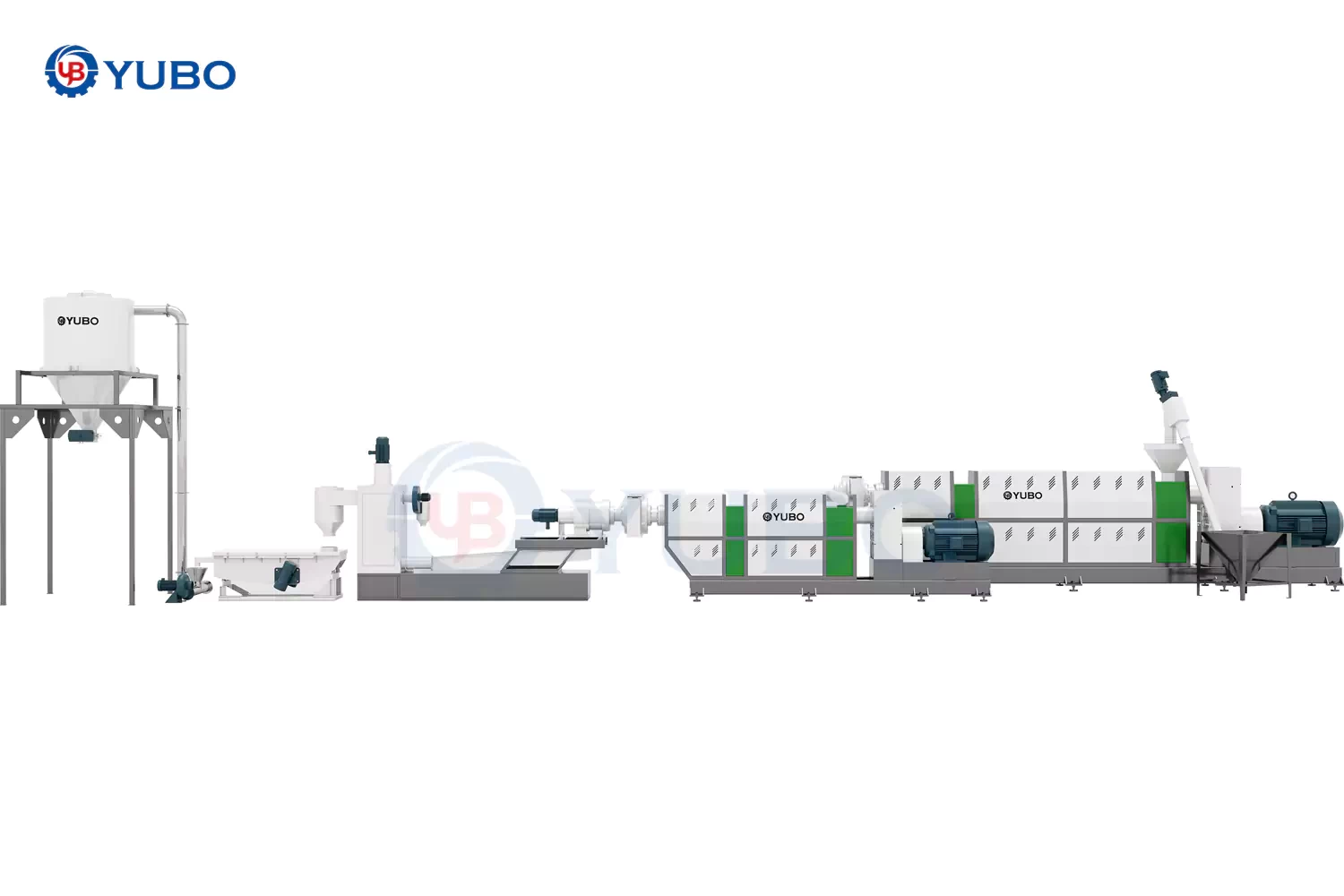 PE/PP SOILD MATERIAL GRANULATION LINE